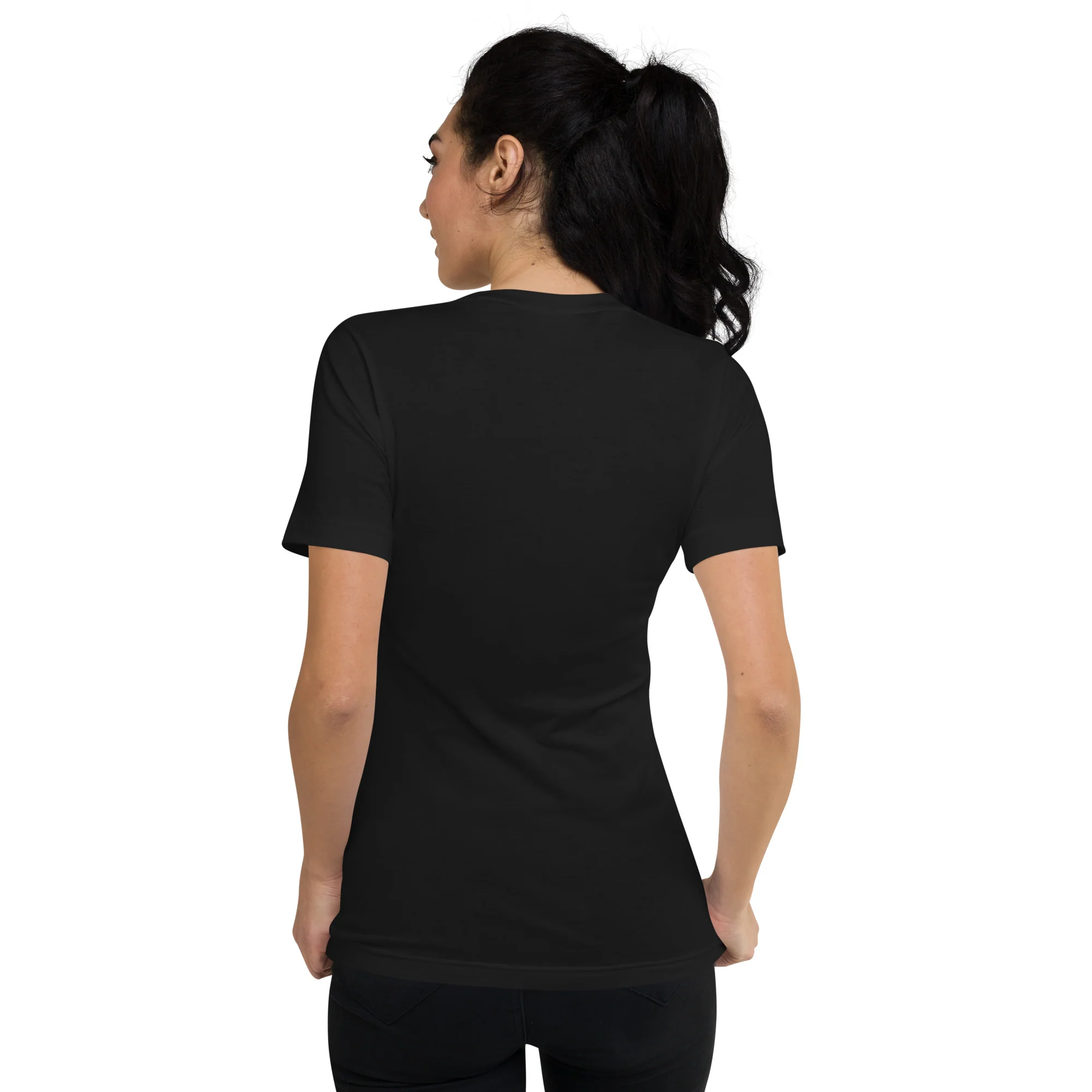Aeroblend Signature V-Neck Tee | Black - Image 6